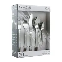 Megachef Baily 20-pc. 18/10 Stainless Steel Flatware Set