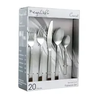 Megachef Cravat 20-pc. 18/10 Stainless Steel Flatware Set