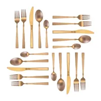 Megachef Cravat 20-pc. 18/10 Stainless Steel Flatware Set