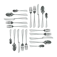 MegaChef. Gibbous 20-pc. 18/10 Stainless Steel Flateware Set