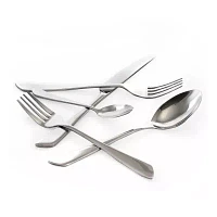 MegaChef. Gibbous 20-pc. 18/10 Stainless Steel Flateware Set