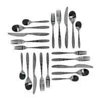 Megachef La Vague 20-pc. 18/10 Stainless Steel Flatware Set