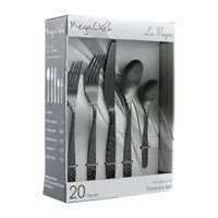 Megachef La Vague 20-pc. 18/10 Stainless Steel Flatware Set