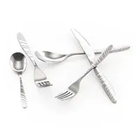 MegaChef. La Vague 20-pc. 18/10 Stainless Steel Flateware Set