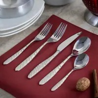 MegaChef. La Vague 20-pc. 18/10 Stainless Steel Flateware Set