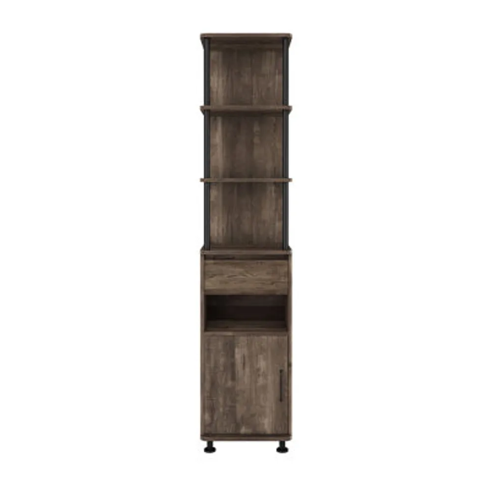 Osman Home Office Collection 3-Shelf Bookcase