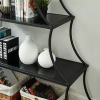 Meglin 3 Metal Shelf Bookcase