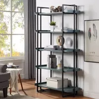 Lackomb Home Office Collection 5-Shelf Bookcases