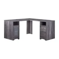 L-Shaped Storage Home Office Desk