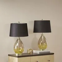 510 Design Cortina Set Of 2-pc Glass Table Lamp