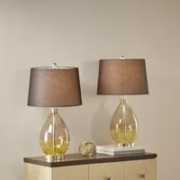 510 Design Cortina Set Of 2-pc Glass Table Lamp