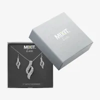 Mixit Silver Tone Pendant Necklace & Drop Earrings 2-pc. Jewelry Set