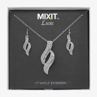 Mixit Silver Tone Pendant Necklace & Drop Earrings 2-pc. Jewelry Set