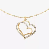 Mixit Gold Tone Pendant Necklace & Drop Earring 2-pc. Heart Jewelry Set