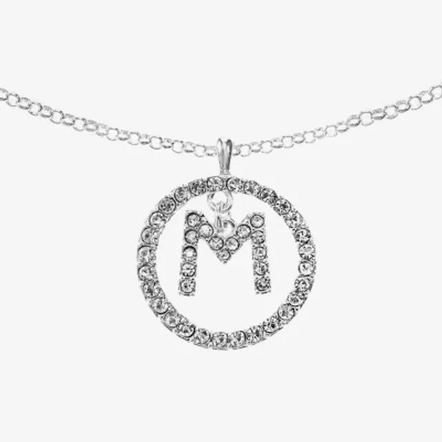 Amazon.com: Jewelili Womens Heart Sterling Silver Necklace with Natural  White Round and Baguette Diamonds 1/4 Cttw in 18
