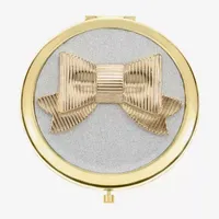 Mixit Gold Tone Bow Compact Mirror
