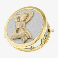 Mixit Gold Tone Bow Compact Mirror