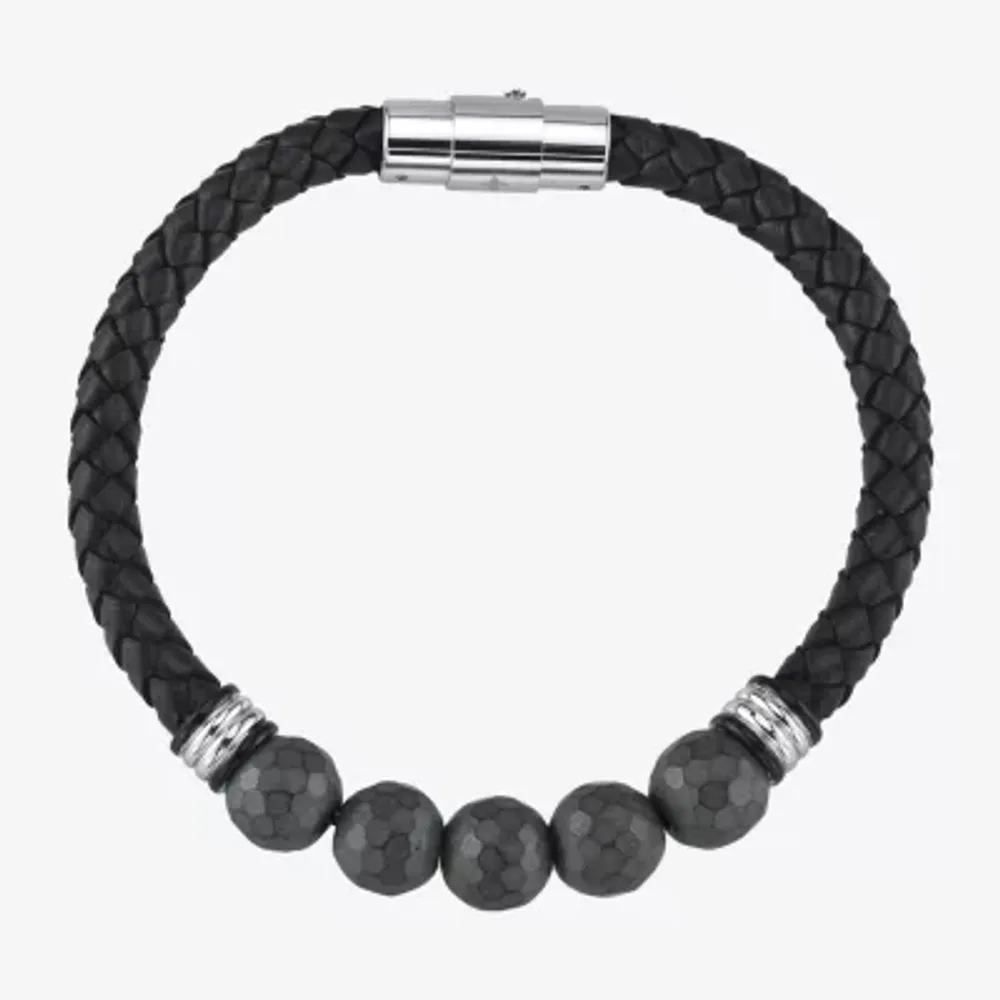 Stainless Steel Beaded Bracelet