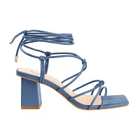Journee Collection Womens Harpr Open Toe Block Heel Pumps