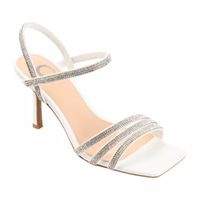 Journee Collection Womens Coraa Square Open Toe Stiletto Heel Pumps