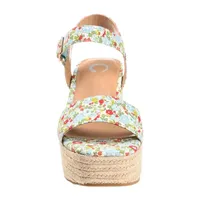 Journee Collection Womens Pearrl Wedge Sandals