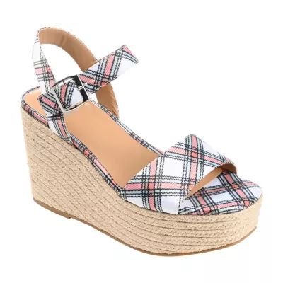 Journee Collection Womens Pearrl Wedge Sandals