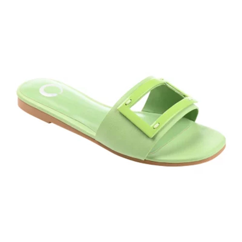 Journee Collection Womens Clair Slide Sandals