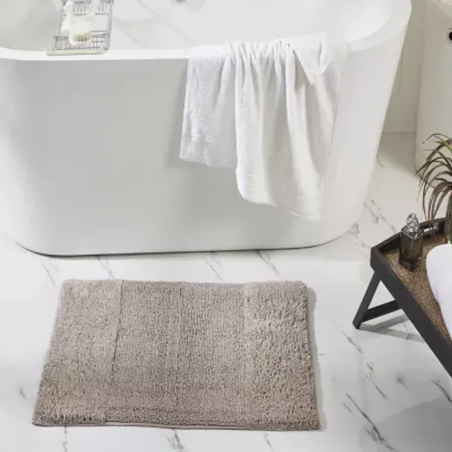 Better Trends Torrent 100% Cotton 24 Square Bath Rug - Beige 