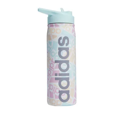 adidas Steel 600 ML Water Bottle with Straw
