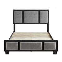 TRIIPTYCH UPHOLSTERED PLATFORM BED