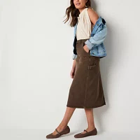 a.n.a Womens High Rise Long Pencil Skirt-Tall