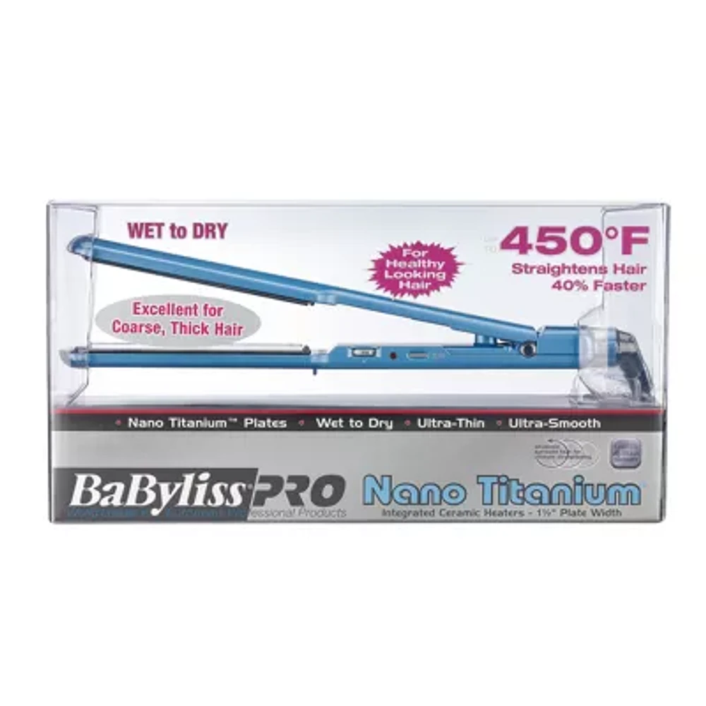 BaBylissPRO® Nano Titanium™ 1½" Wet-to-Dry Ultra-Thin Straightener