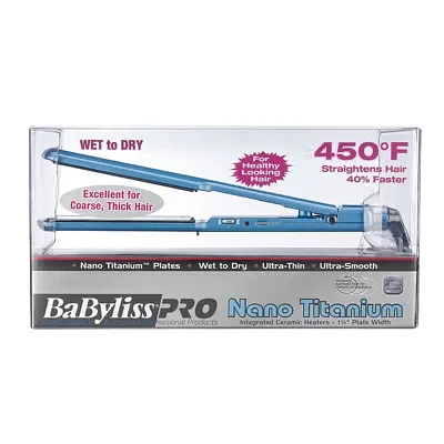 BaBylissPRO® Nano Titanium™ 1½"  Wet-to-Dry Ultra-Thin Straightener