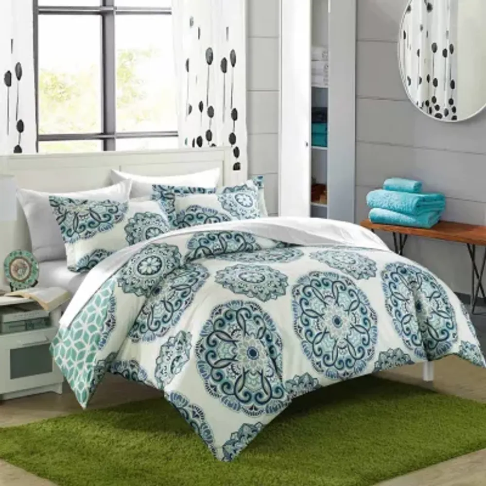 Chic Home Ibiza 7-pc. Reversible Duvet Cover Set