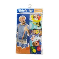 Blippi Toddler Boys 7 Pack Briefs