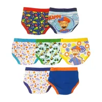 Blippi Toddler Boys 7 Pack Briefs