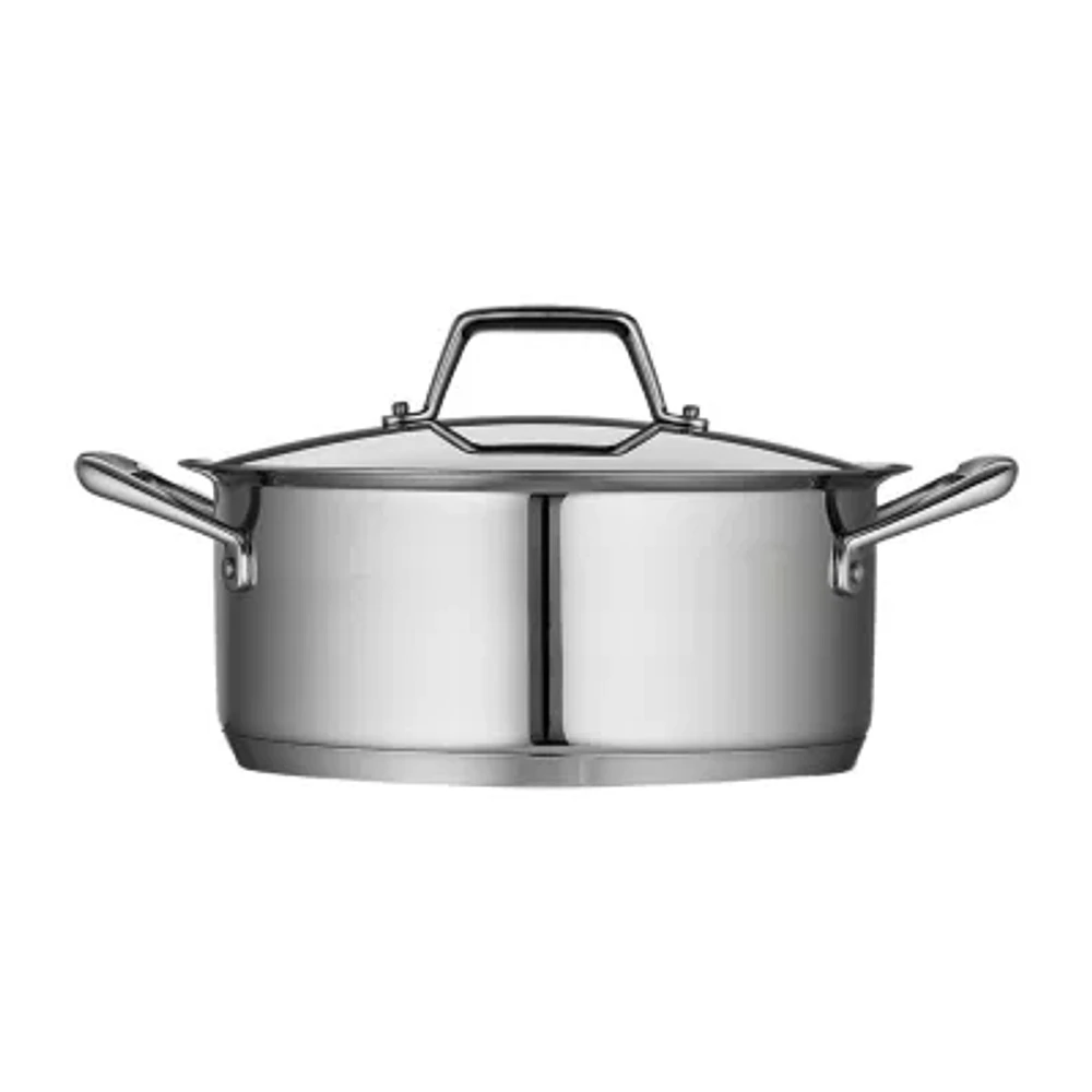 Tramontina® Gourmet Prima 5-qt. Tri-Ply Stainless Steel Covered Dutch Oven
