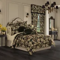 Queen Street Montecito Damask + Scroll Reversible Quilt Set