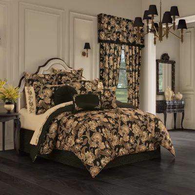 Queen Street Montecito 3-pc. Damask + Scroll Extra Weight Reversible Comforter Set