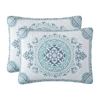 Queen Street Afton Medallion Reversible Quilt Set