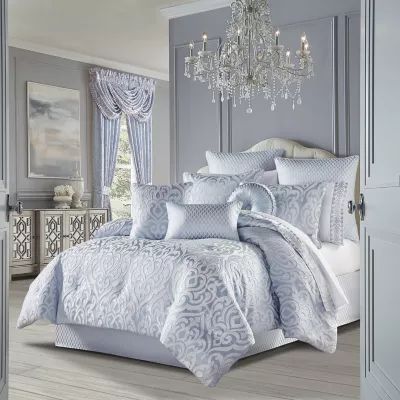 Queen Street Linda 3-pc. Damask + Scroll Extra Weight Comforter Set