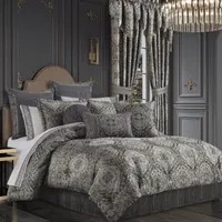 Queen Street Wallace 3-pc. Damask + Scroll Extra Weight Comforter Set