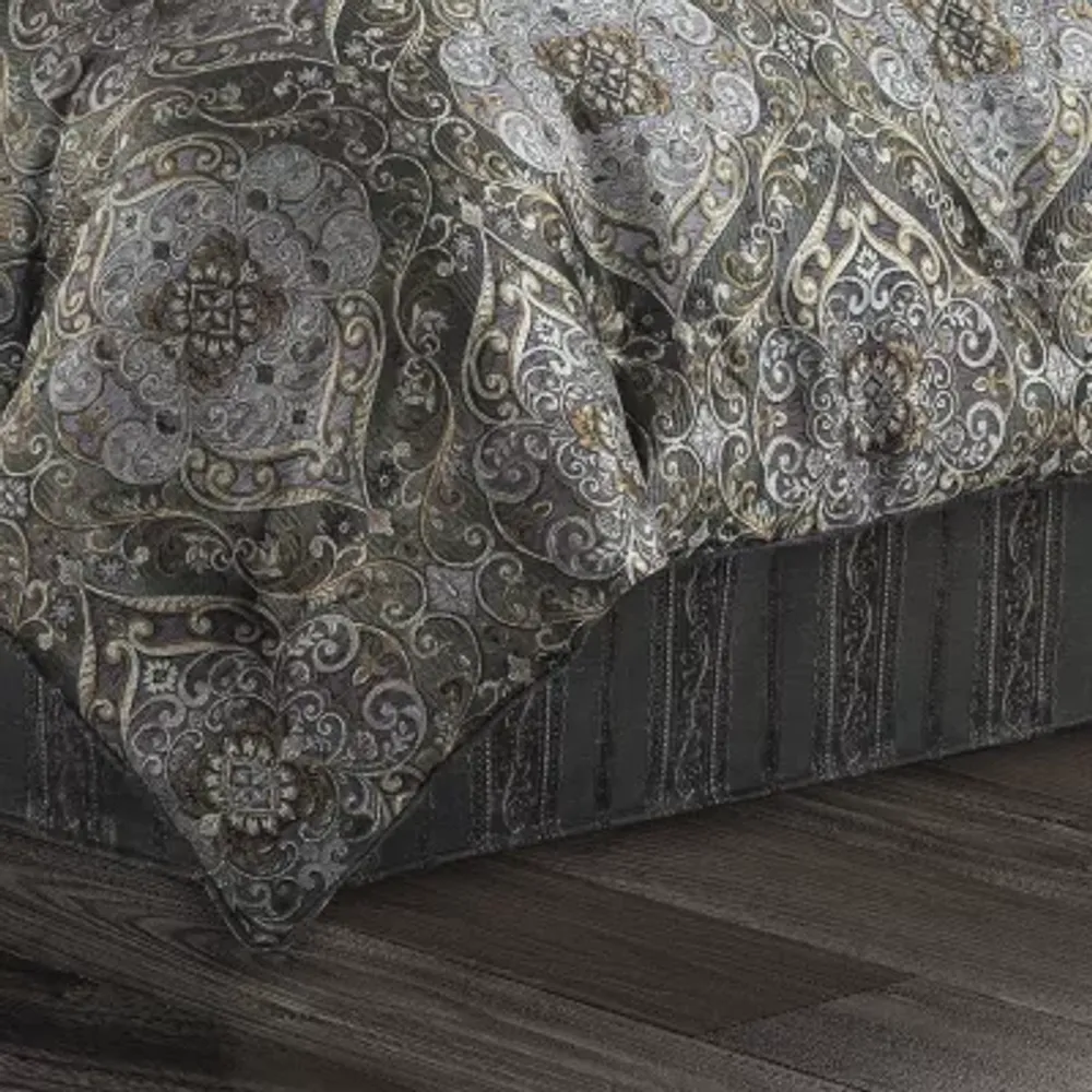 Queen Street Wallace 3-pc. Damask + Scroll Extra Weight Comforter Set