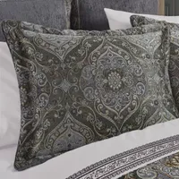 Queen Street Wallace 3-pc. Damask + Scroll Extra Weight Comforter Set