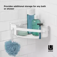 Umbra Flex Gel Lock Corner Bin Shower Caddy