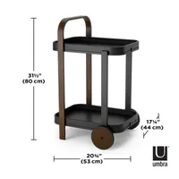 Umbra Bellwood Metal-Top Serving Carts