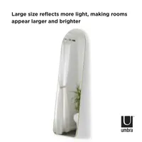 Umbra Hubba Arched Leaning Decorative Floor Mirror