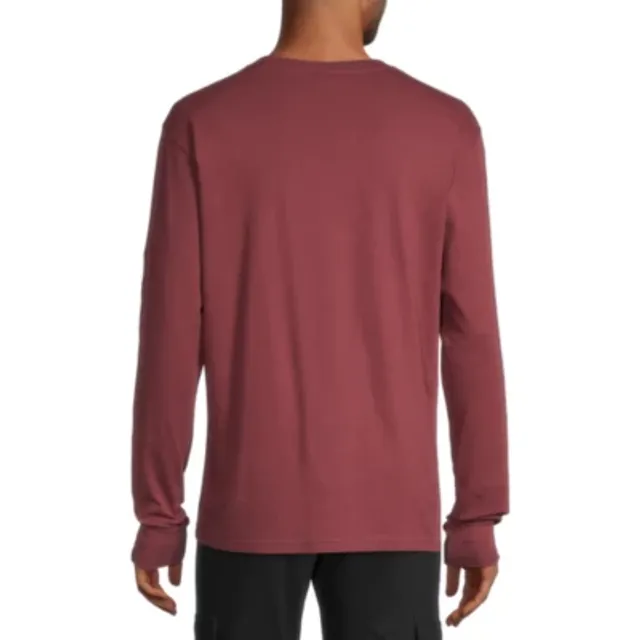 Airwalk Mens Crew Neck Layered Long Sleeve Graphic T-Shirt - JCPenney