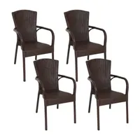 4 Pack Patio Accent Chair