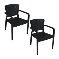 2 Pack Patio Accent Chair